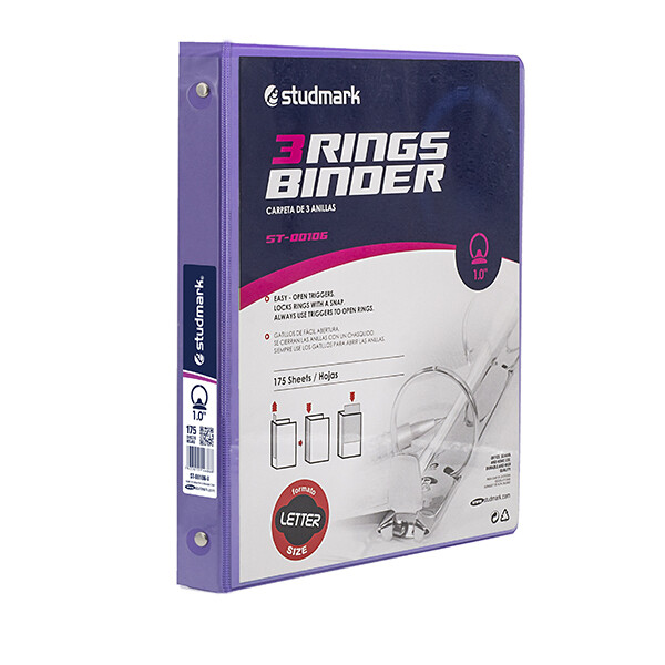 FOLDER ST-00106-V 3 ANILLOS 1PLG