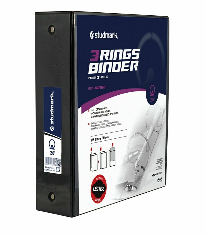 FOLDER ST-00108-A 3 ANILLOS 2PLG