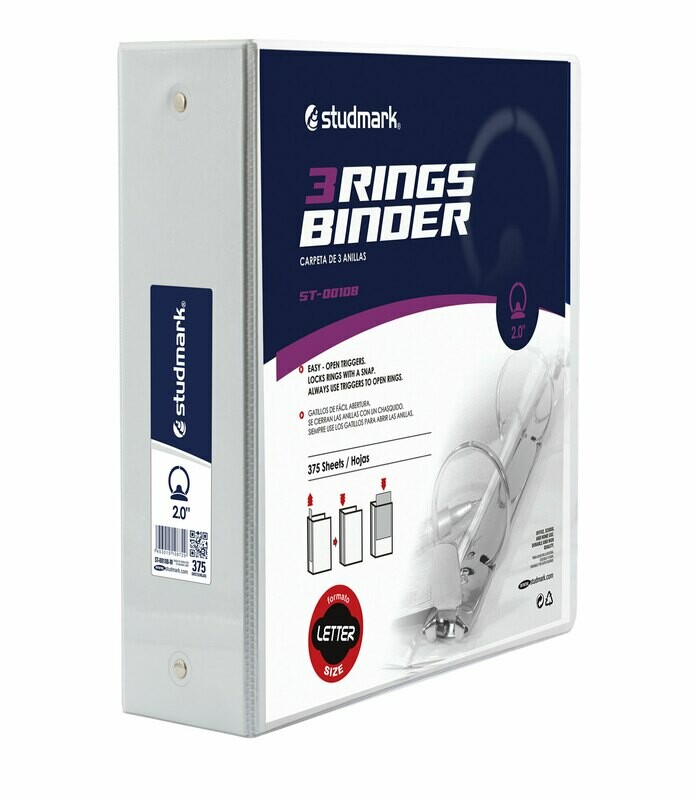 FOLDER ST-00108-W 3 ANILLOS 2PLG
