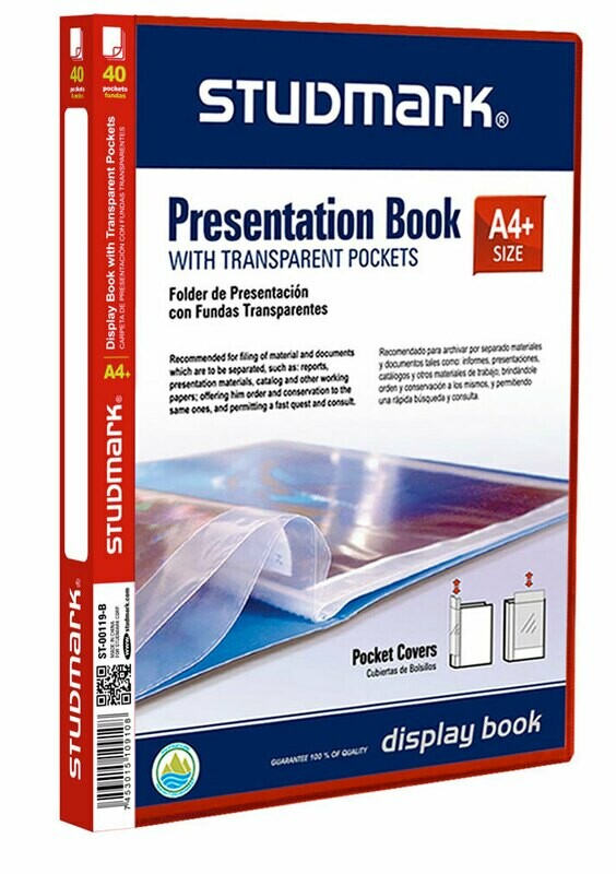 FOLDER ST-00119-B A4 C/40 FUNDAS 96X1