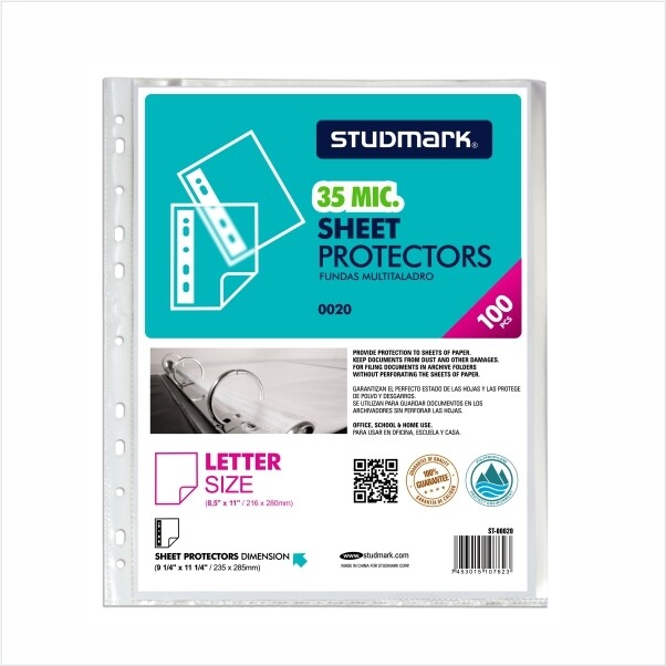 HOJAS ST00020 T/C PLAS P/FOLDER 100x1