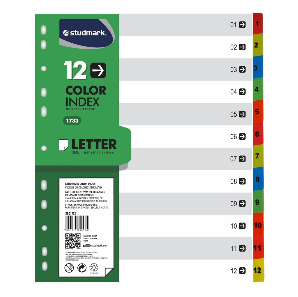 SEPARADOR ST-01733 PLAST T/C 12X1