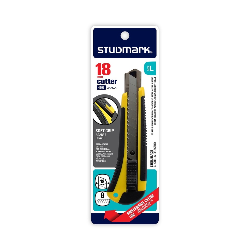 [02392           ] CUCHILLA ST-04106 18MM GUIA METAL GRIP