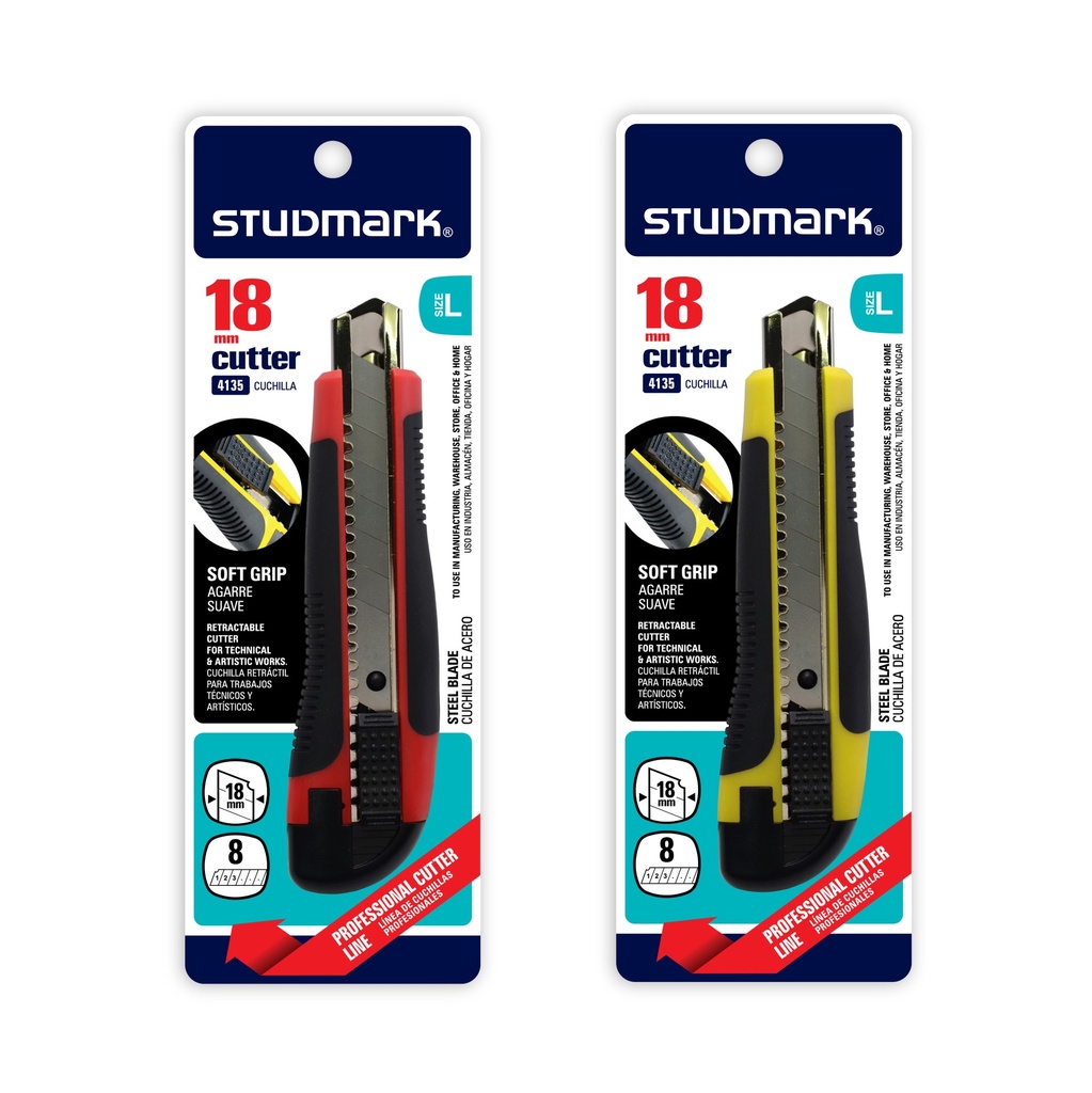 CUCHILLA ST-04135 18MM GUIA METAL C/GRIP