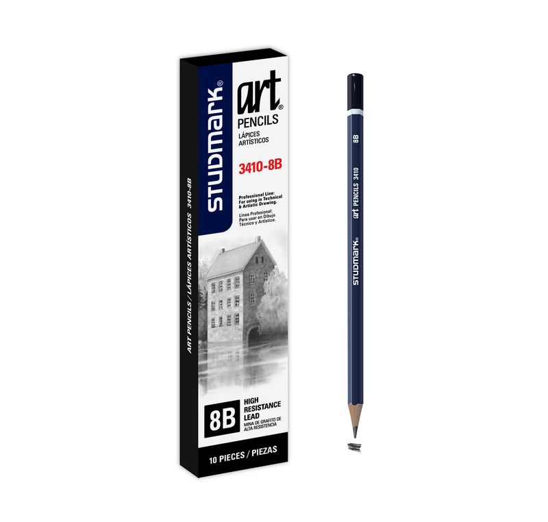 LAPIZ GRADUADO ST-03410-8B 10X1