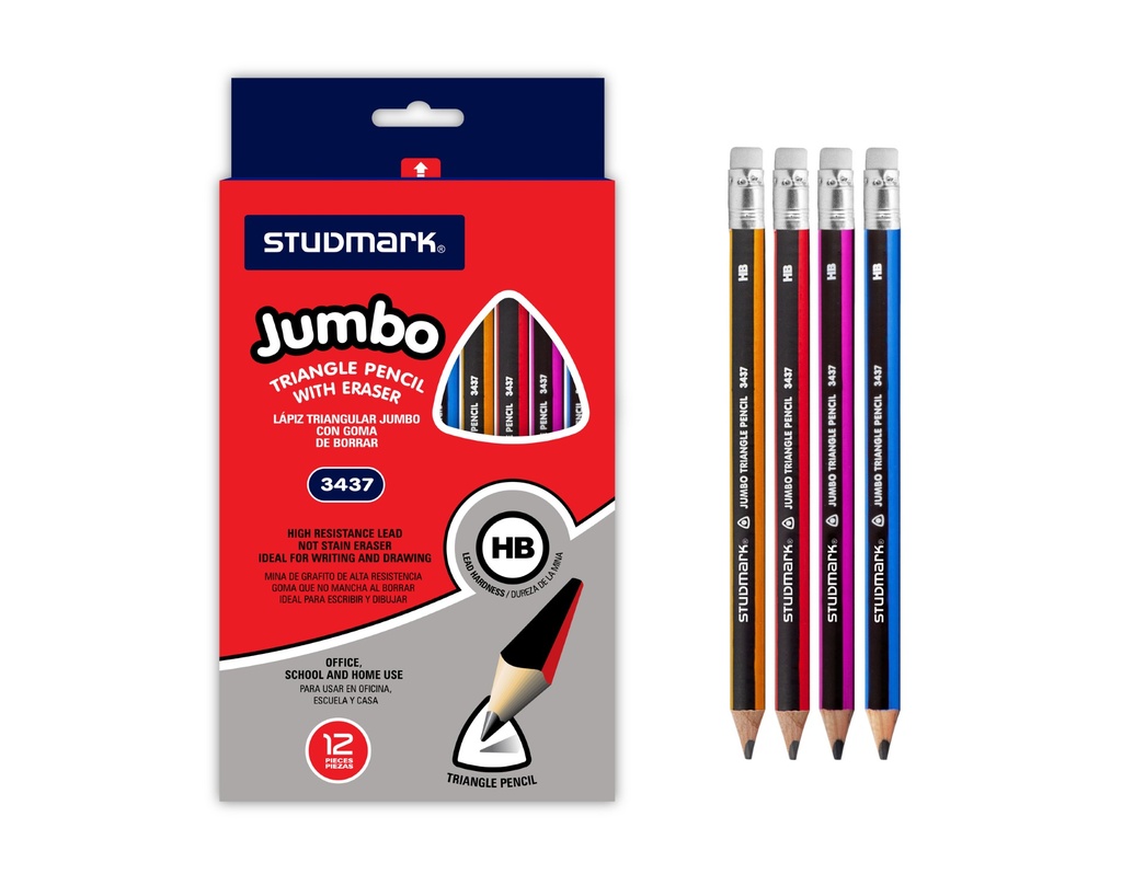 LAPIZ GRAFITO ST-03437 JUMBO 12X1