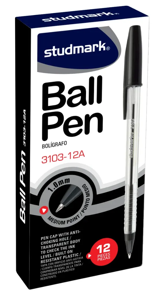 LAPIZ TINTA ST-03103-12A NG 1.0MM 12X1