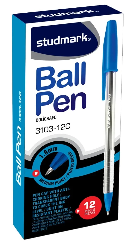 LAPIZ TINTA ST-03103-12C AZUL 1.0 MM 12X1