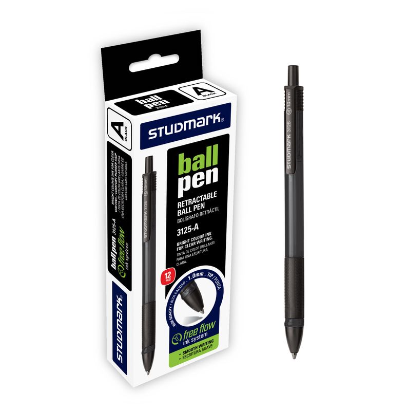 LAPIZ TINTA ST-03125-A RETRACTIL 12X1