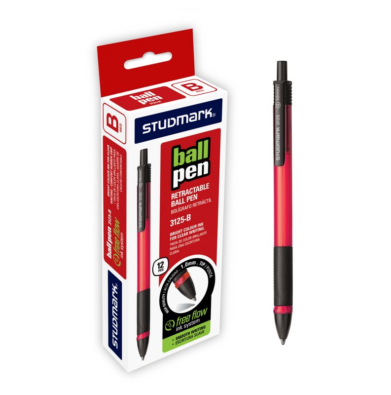 LAPIZ TINTA ST-03125-B RETRACTIL 12X1