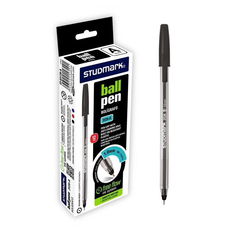 LAPIZ TINTA ST-03126-A  1.0MM 12X1                          