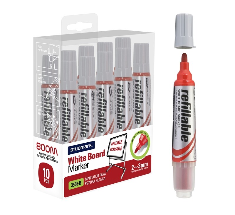 MARCADOR ST-03558-B P/PIZ RECARGABLE  RJ 10X1