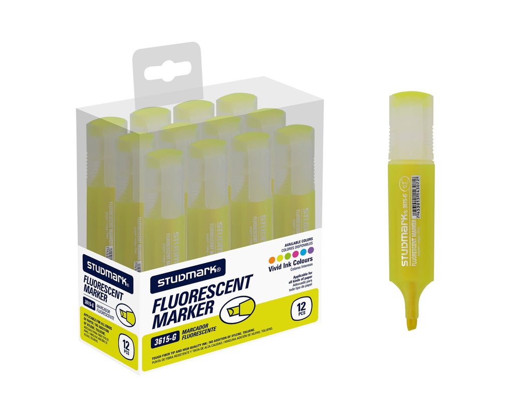 RESALTADOR ST-03615-G AM 12X1 RECT                          