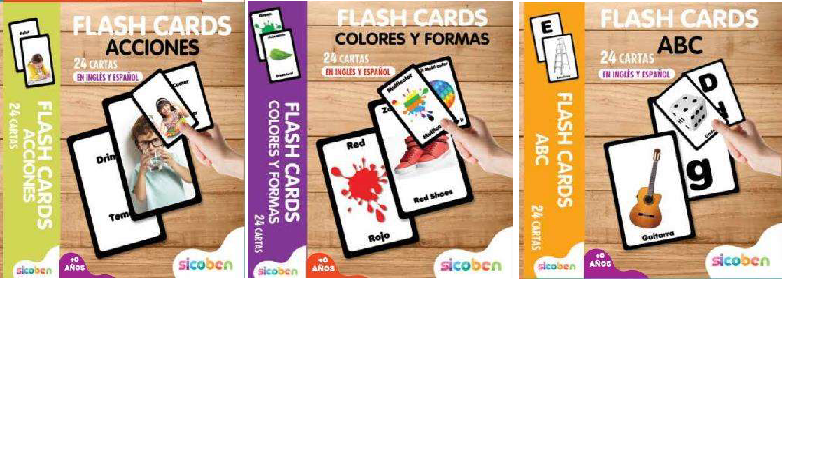 FLASH CARDS SURTIDOS 267524