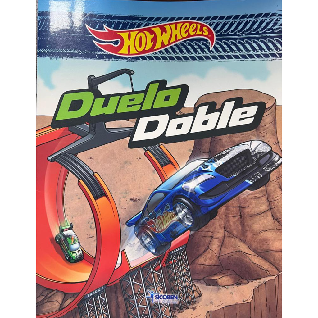 LIBRO HOT WHEELS DUELO DOBLE 383798