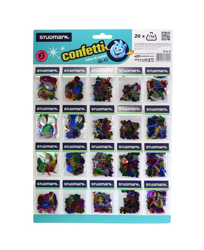 CONFETI ST-GL-42 20X1.5GM SURT
