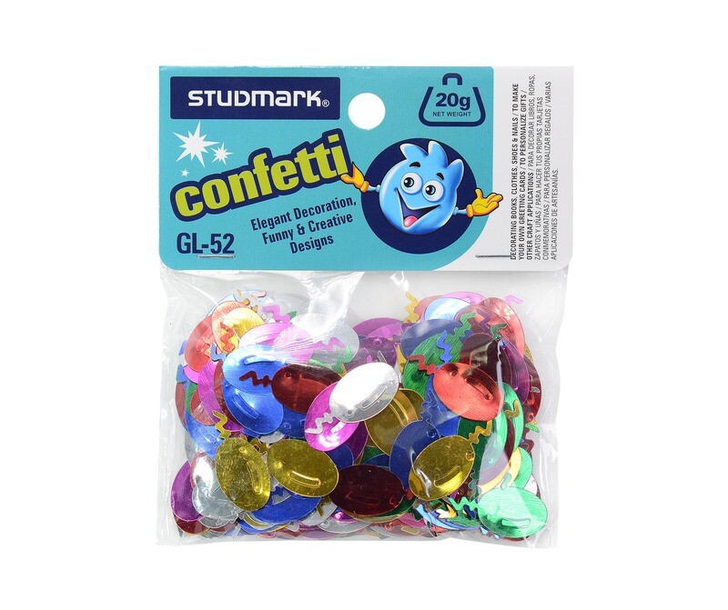 CONFETI ST-GL-52 METAL GLOBO