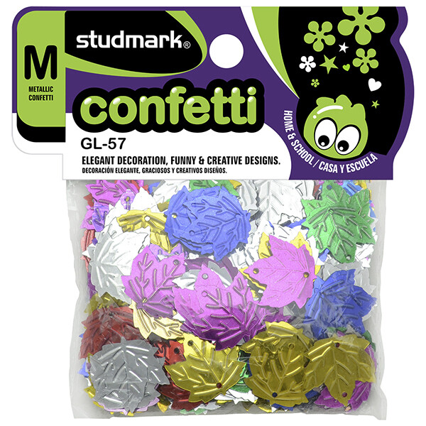 [02424] CONFETI ST-GL-57 METAL HOJAS