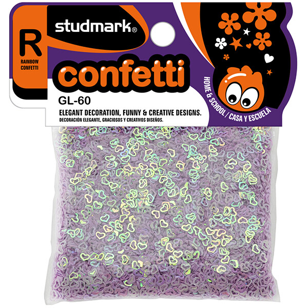 [02664] CONFETI ST-GL-60 ARCOIRIS CORAZONES