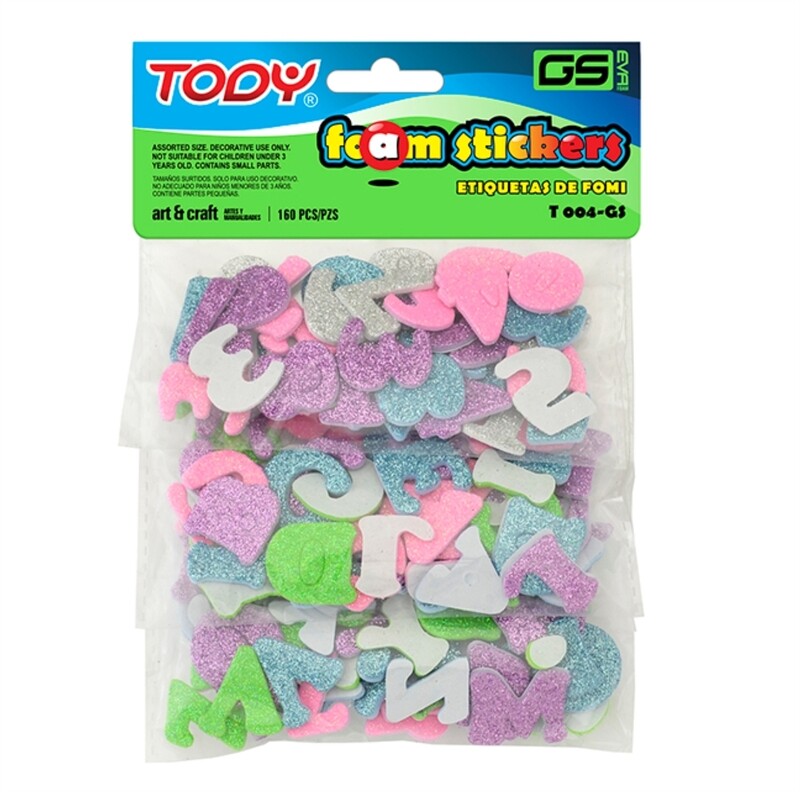 FOMI T004-GS ADH ESCARCHA LETRAS Y NUM