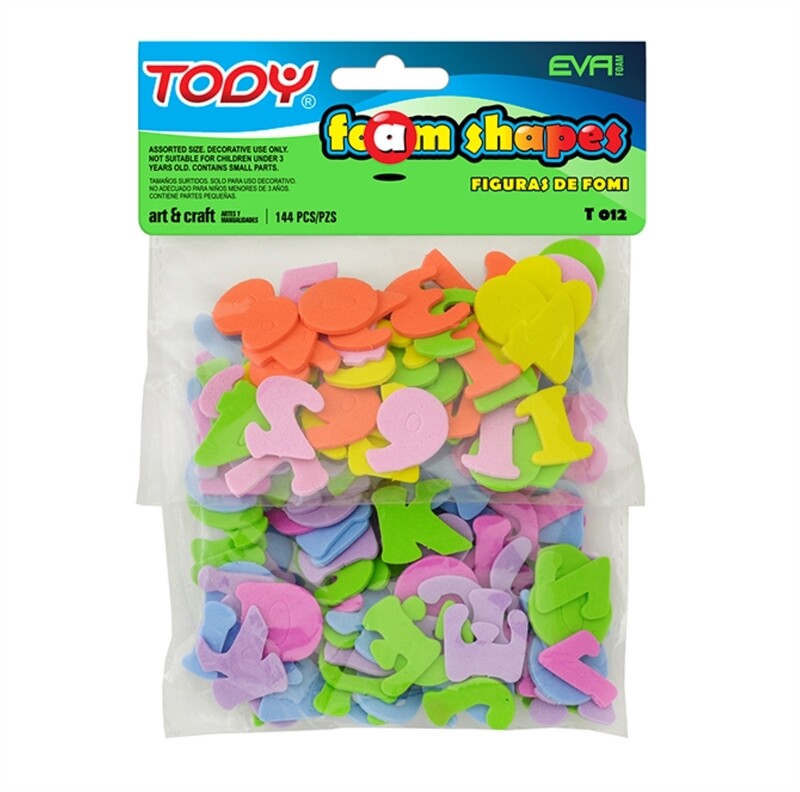 FOMI T012 DIDACTICO LETRAS Y NUMEROS