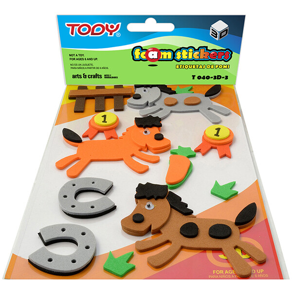 FOMI T040-3D-3 ADHESIVO CABALLOS