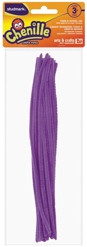 LIMPIA PIPA ST-CH6-032 PURP CLA 40 PZA