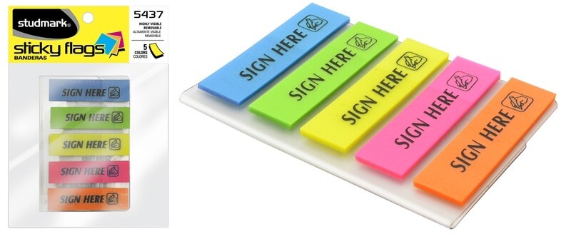 NOTAS ST-05437 BANDERITAS LEYENDA 5X25                      