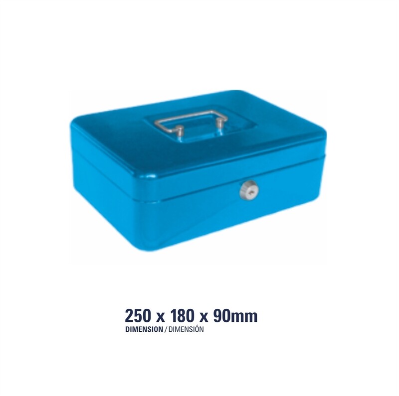 [03052] CAJA CHICA ST-04704-C 10PLG AZ C/LLAVE