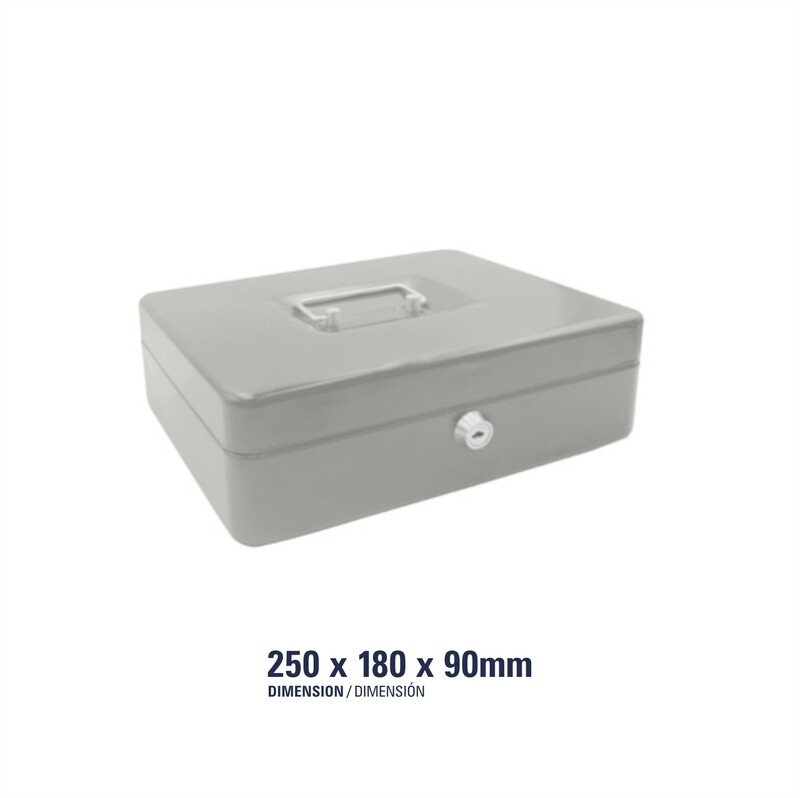 CAJA CHICA ST-04704-N 10PLG GR C/LLAVE