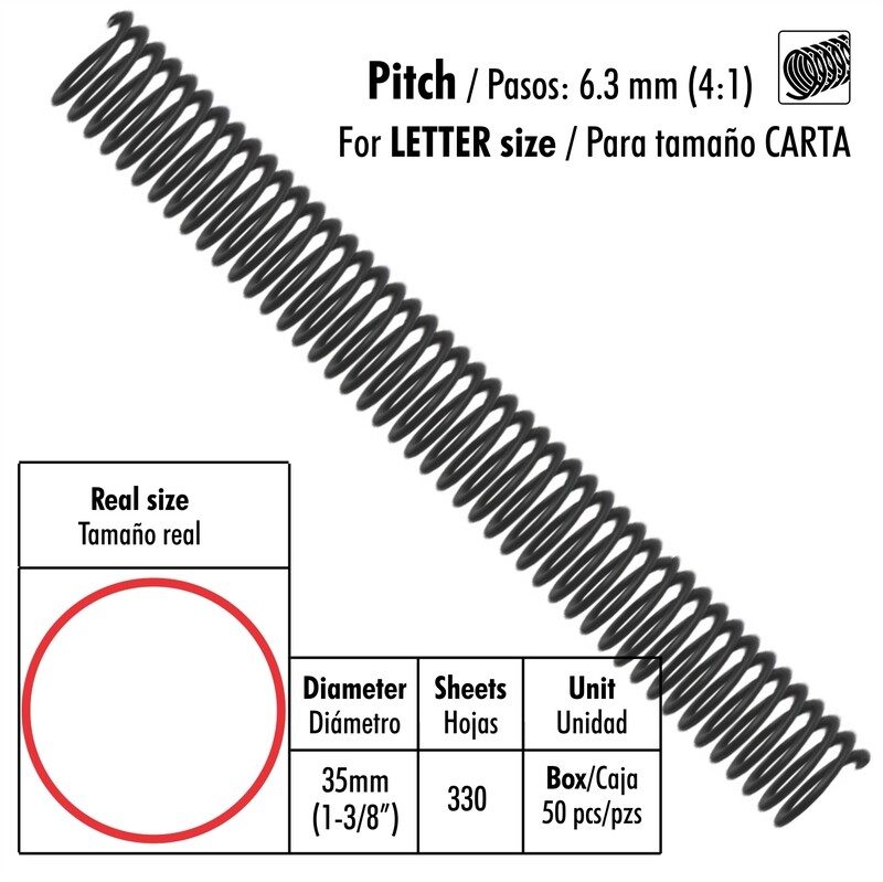 ESPIRAL ST-SP46-1.3/8-A 30X1 35mm
