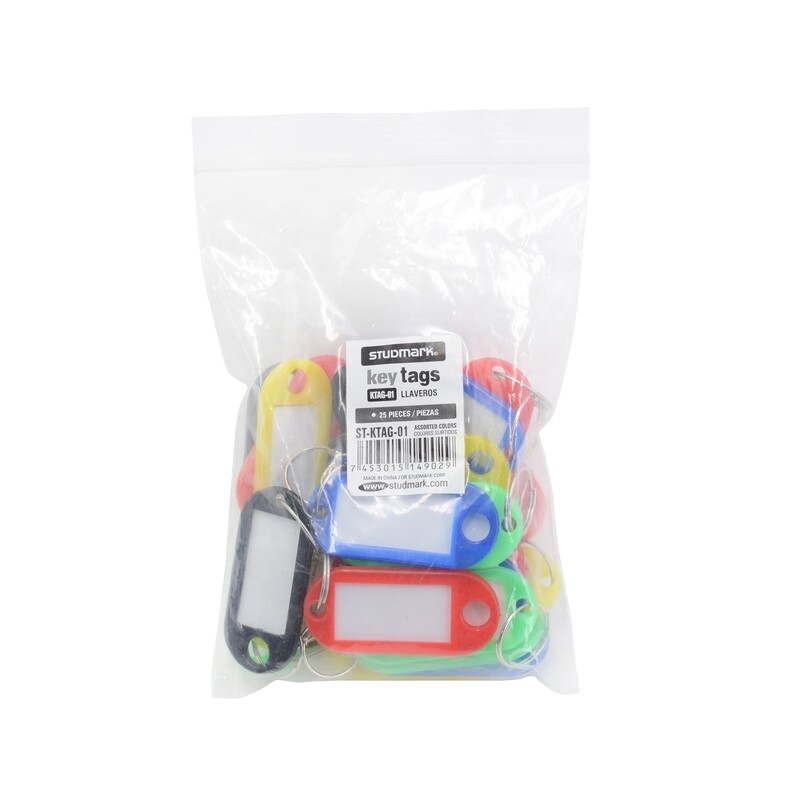 LLAVEROS PLAST ST-KTAG-01 BOLSA 25X1
