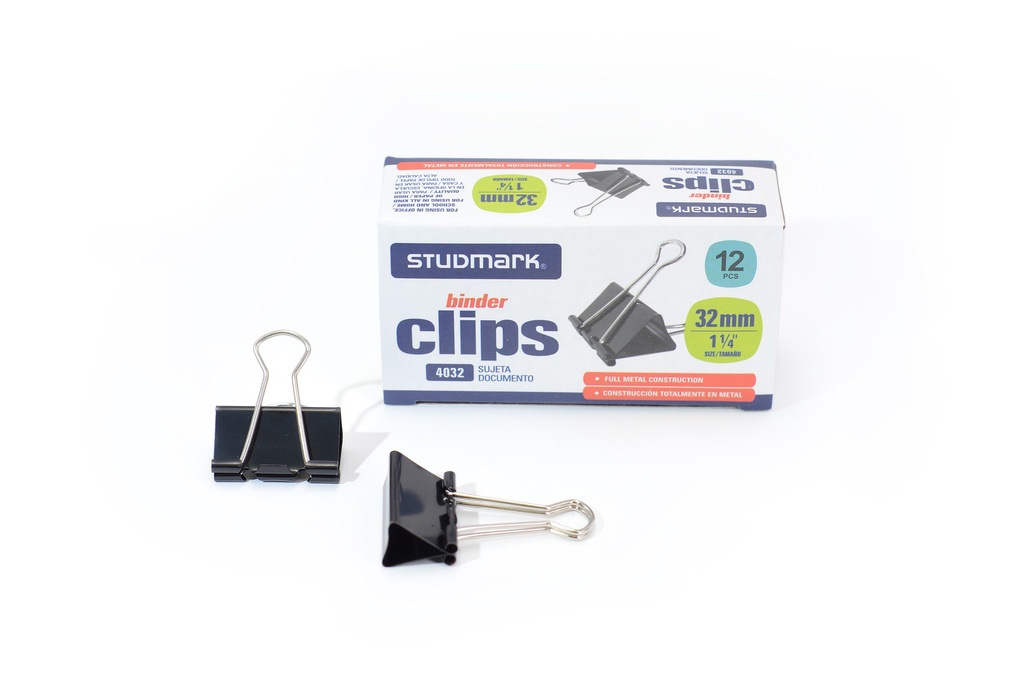 [01887] BINDER CLIP ST04032 1.1/4 12X1