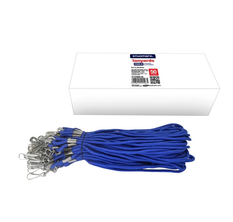 [03351] CLIPS ST-STRING-05 METAL CORD AZ P/CRED 50PZS