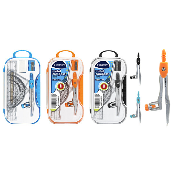 [03120] COMPAS ST-COM-508 ESCOLAR METAL 8 PZA