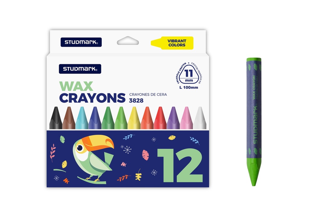 CRAYON ST-03828 JUMBO TRIANGULAR 12X1