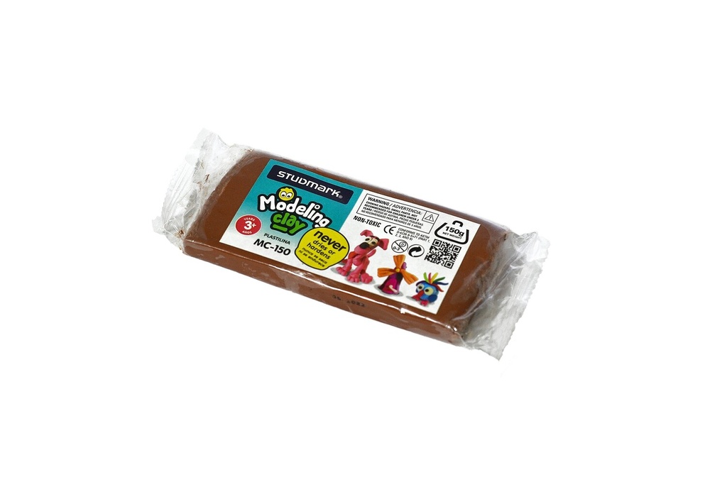 PLASTILINA ST-MC-150-E BARRA 150 GMS CAFE
