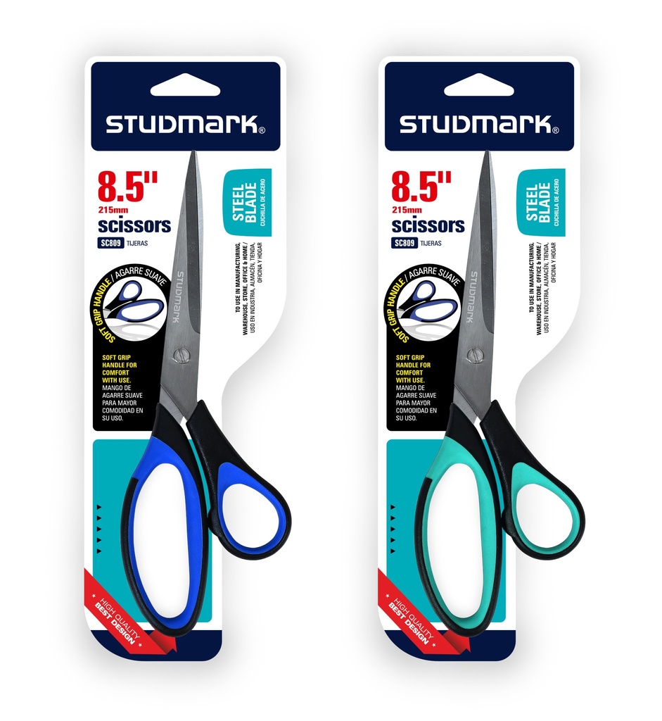 TIJERA ST-SC809 8.5PLG MANGO CAUCHO