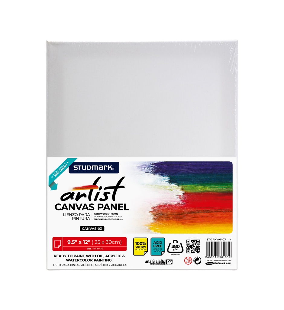CANVAS ST-CANVAS-03 LIENZO 9.5"X12"