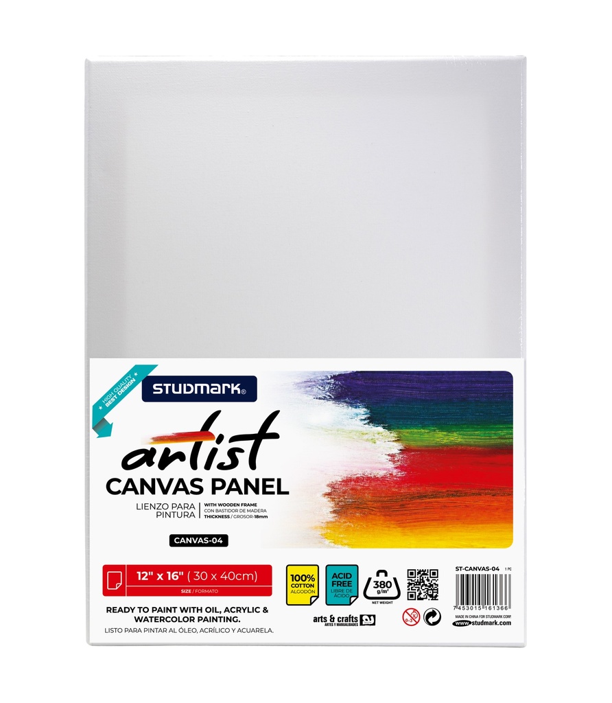 CANVAS ST-CANVAS-04 LIENZO 12"X16"