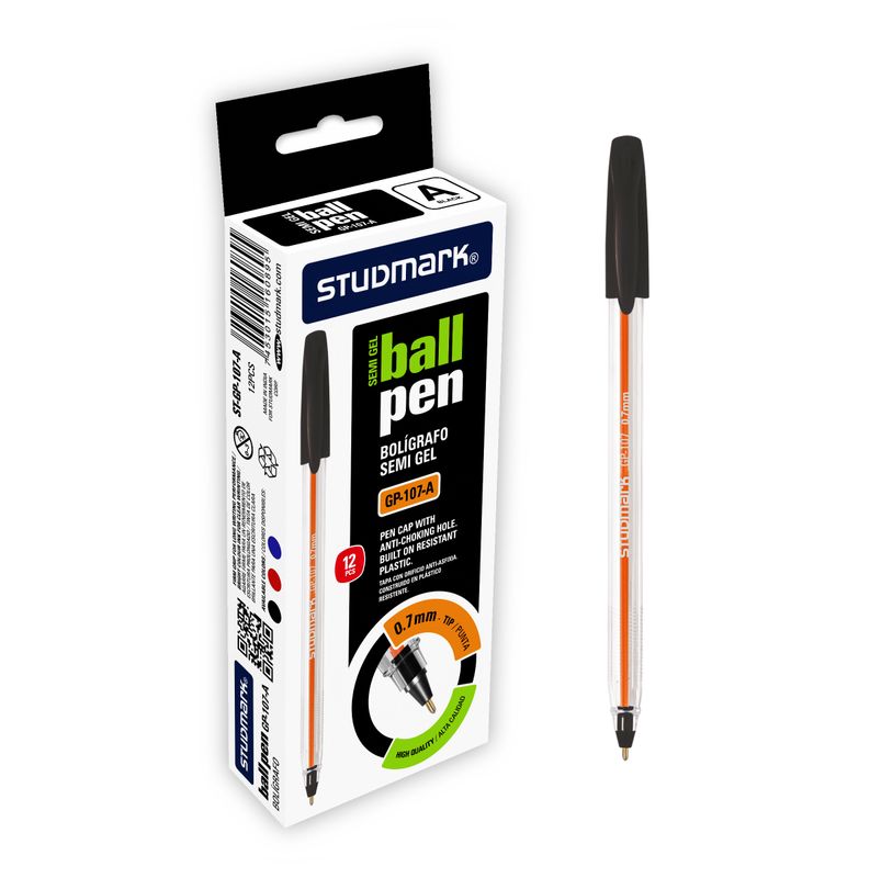 LAPIZ SEMIGEL ST-GP-107-A 0.7MM NG 12X1