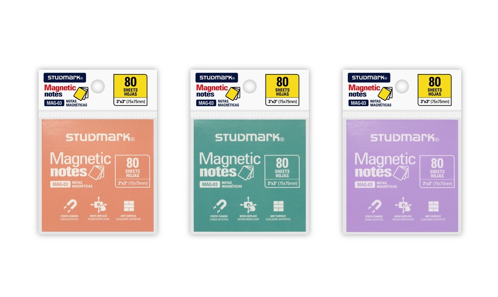 NOTAS ST-MAG-03 3X3 MAGNETICAS 80HJS 3 COL