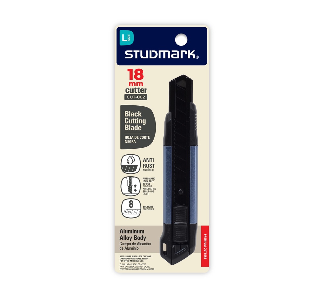 [04492] CUCHILLA ST-CUT-002 ALUMINIO 18mm G/M HJA NG