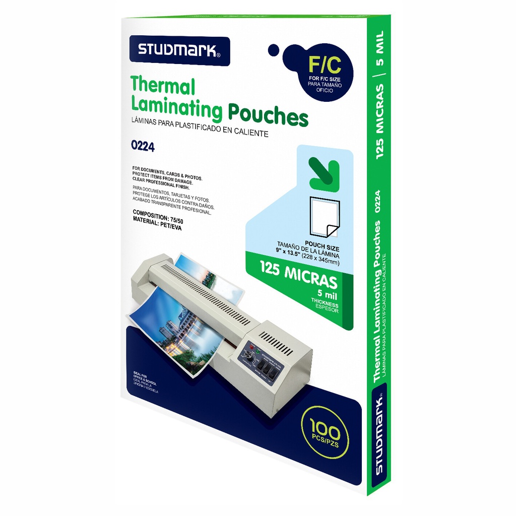 PLAST ST-00224 P/LAMINAR T/O 5mm 125MIC