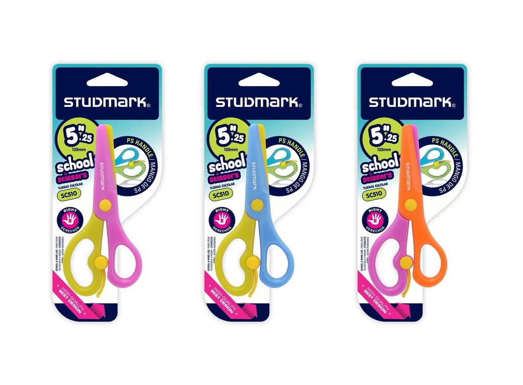 [04501] TIJERA ST-SC510 5.25" ESCOL MGO PLAST