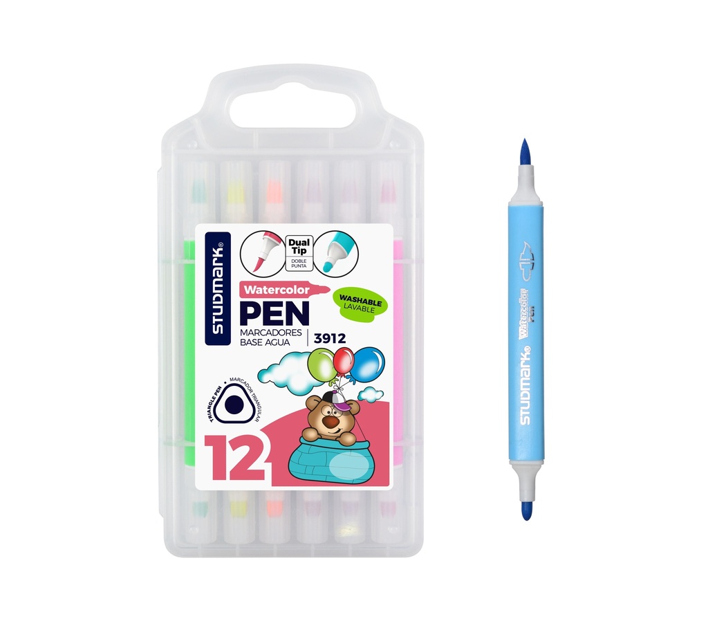 MARCADOR ST-03912 ESCOL D/PUNTA B/AGUA 12 COL