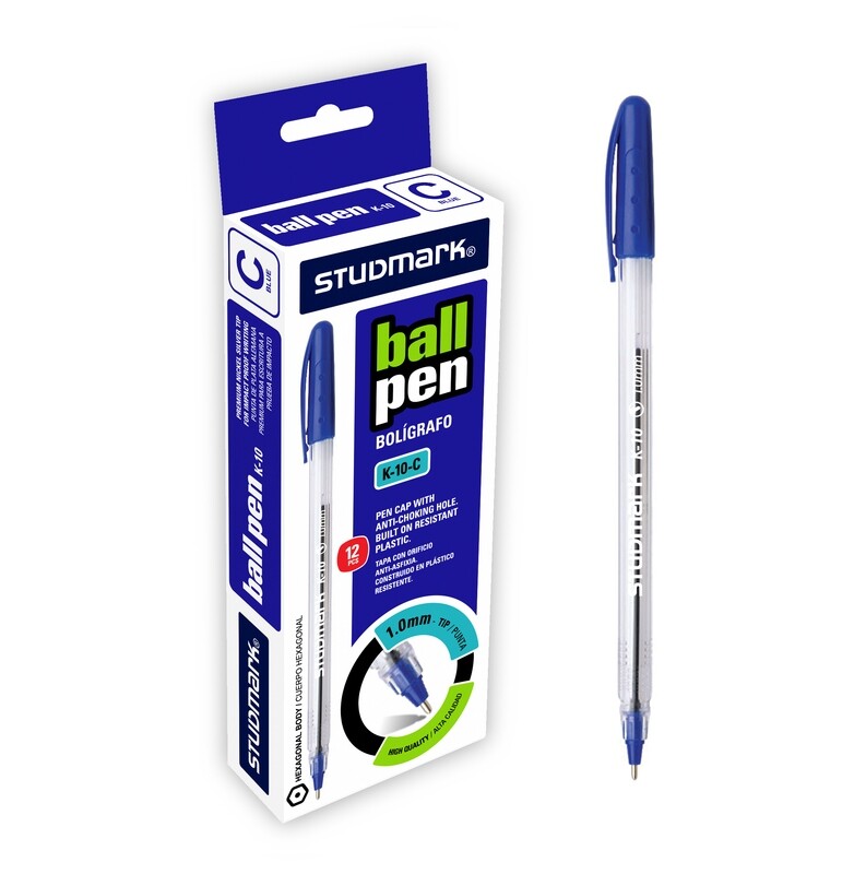 LAPIZ TINTA ST-K-10-C 1.0MM 12X1 AZ