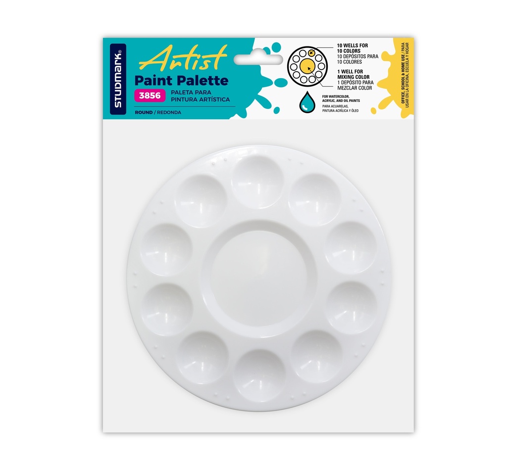 PALETA P/ACUARELA ST-03856 10+1 DEPOS.