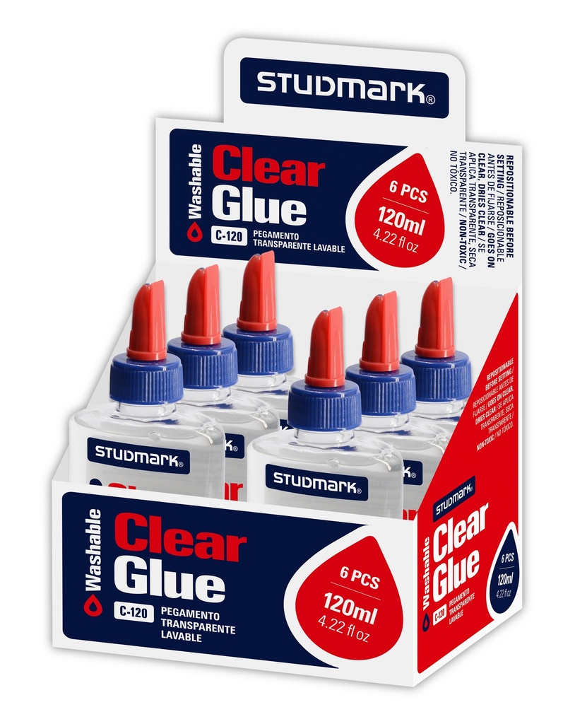 GOMA ST-C-120 LIQUIDA TRANSP. 120ML 6X1