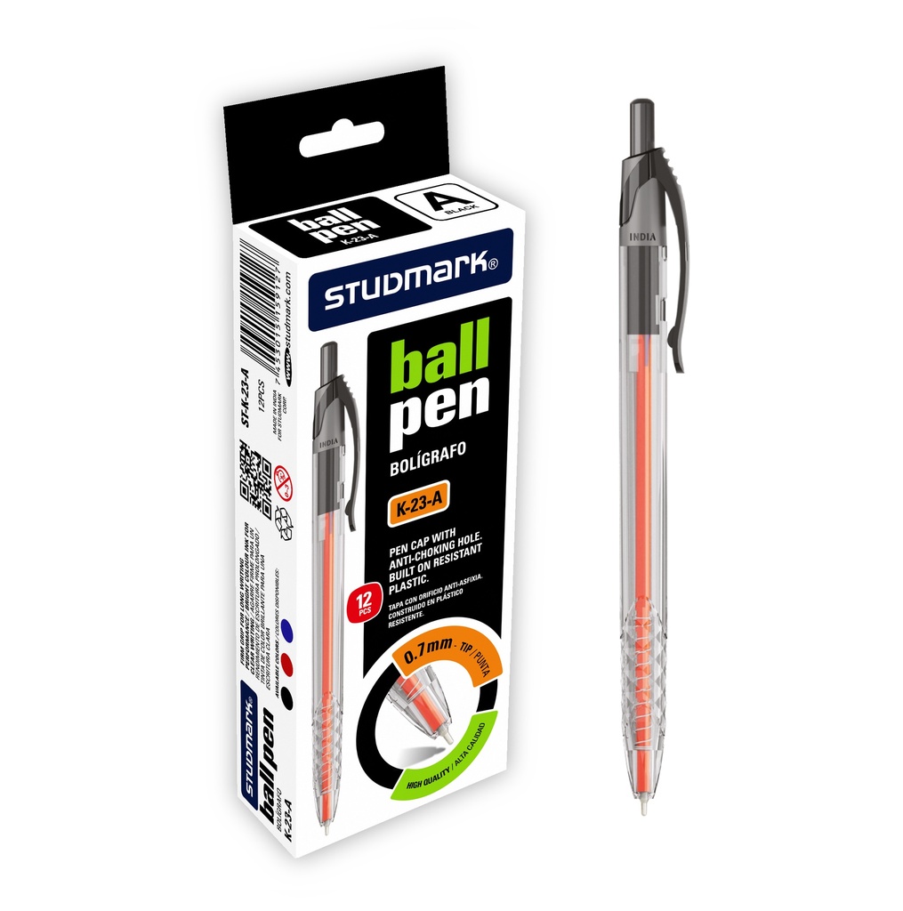 LAPIZ TINTA ST-K-23-A 0.7MM RETRAC. 12X1